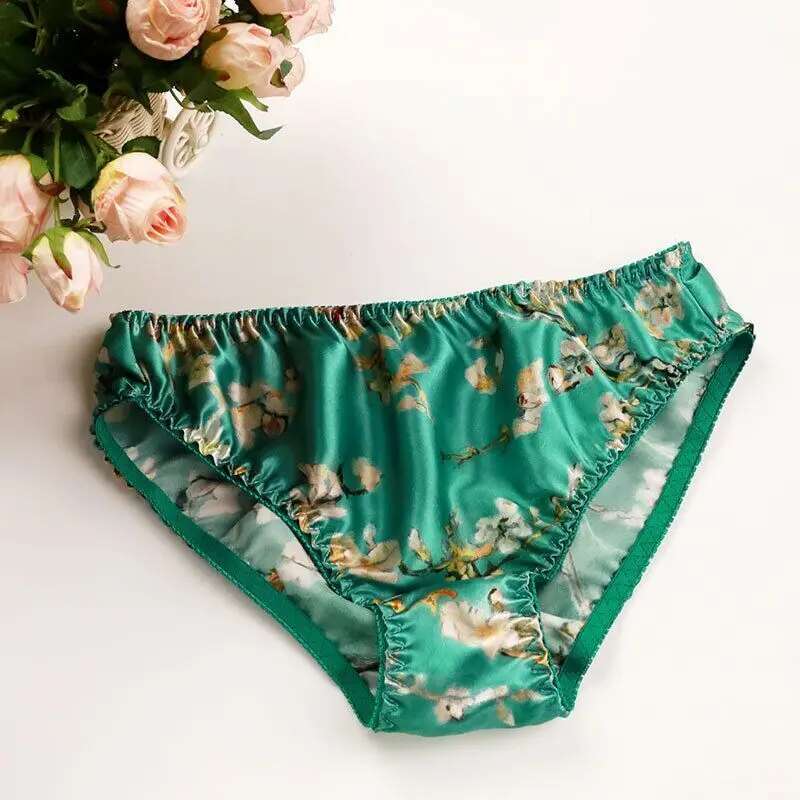 Summer Floral Print Ice Silk M - огляд і ціна Boyshort Underwear