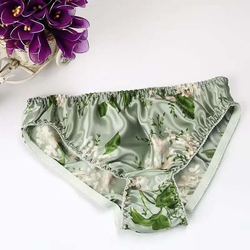 Summer Floral Print Ice Silk M - огляд і ціна Boyshort Underwear
