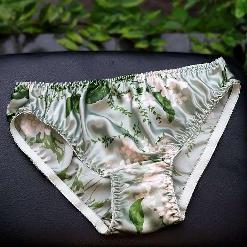 Summer Floral Print Ice Silk M - огляд і ціна Boyshort Underwear