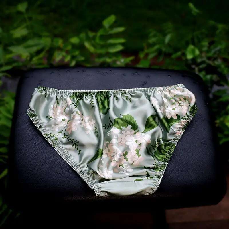Summer Floral Print Ice Silk M - огляд і ціна Boyshort Underwear