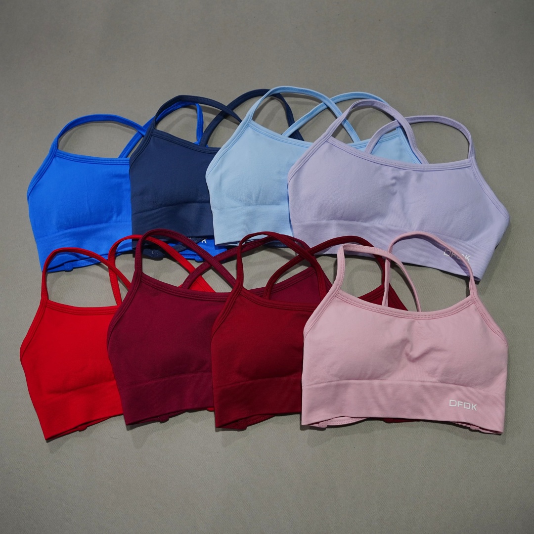 DFDK Ribbed Seamless Cross Bac - огляд і ціна Push Up Bra Padded