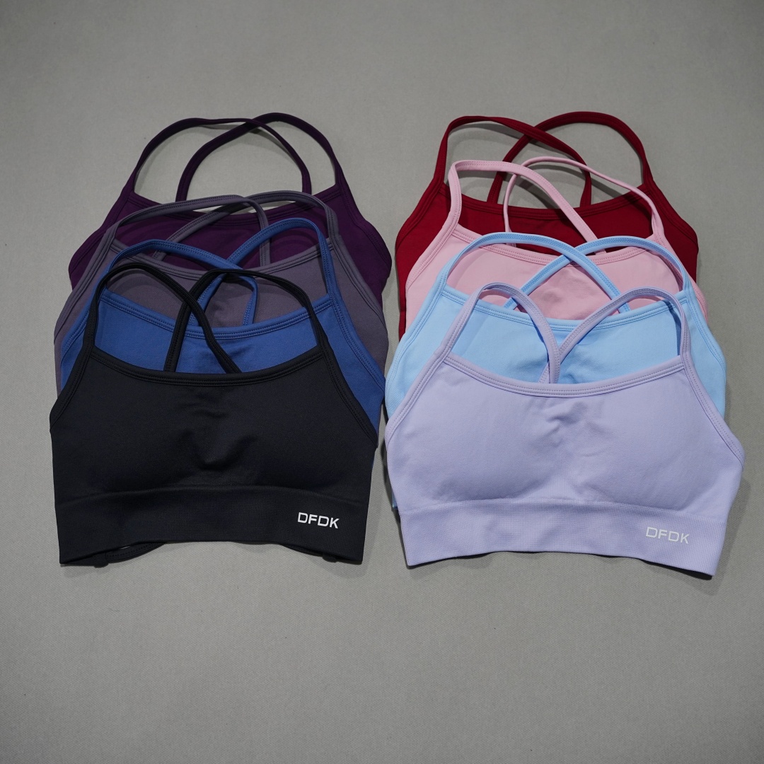 DFDK Ribbed Seamless Cross Bac - огляд і ціна Push Up Bra Padded
