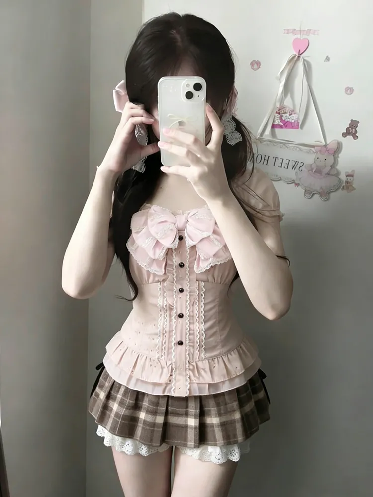 Japanese Sweet Three Piece Set - огляд і ціна Cami Top Lace