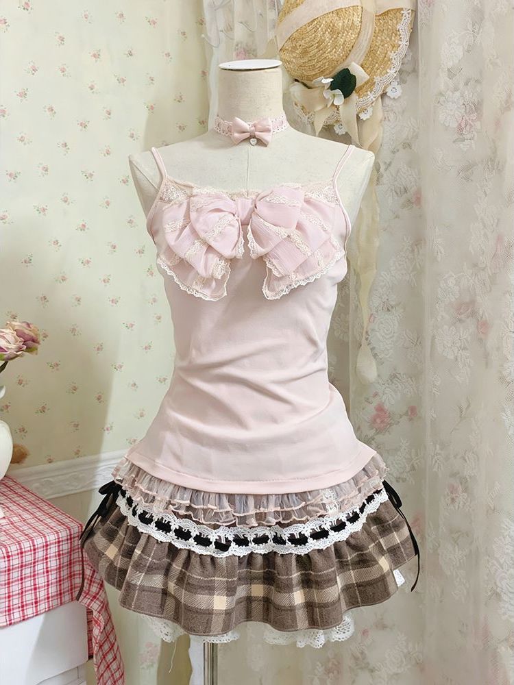 Japanese Sweet Three Piece Set - огляд і ціна Cami Top Lace