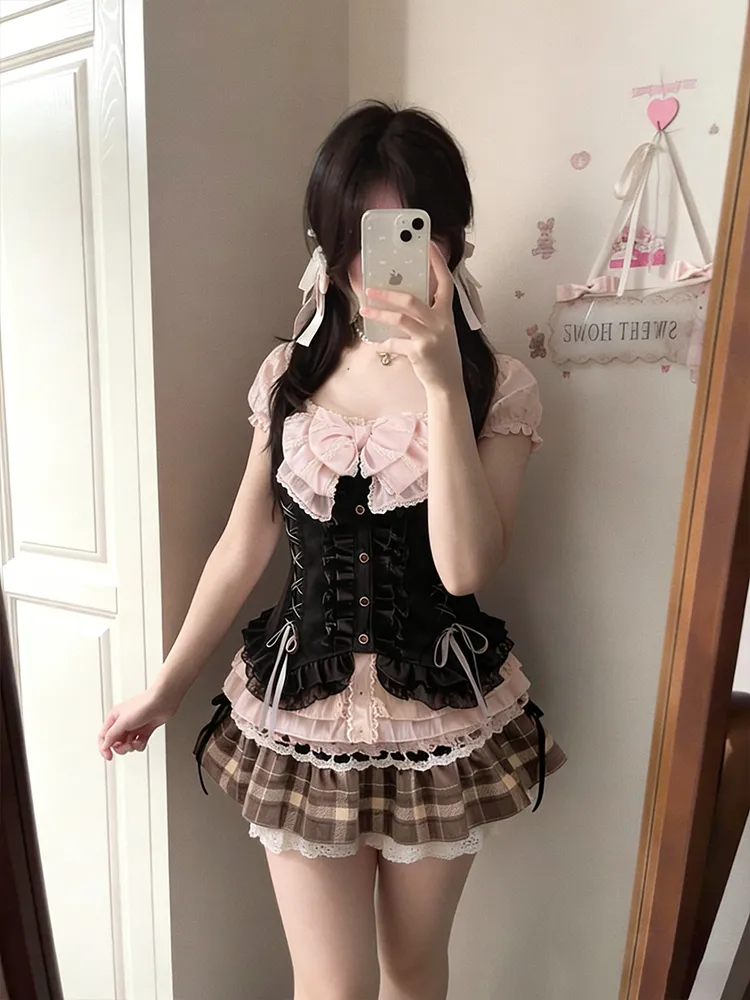 Japanese Sweet Three Piece Set - огляд і ціна Cami Top Lace