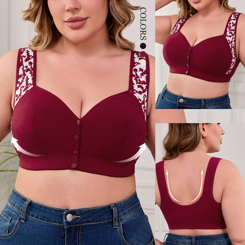 XL-7XL Plus Size Front Buckle  - огляд і ціна Seamless Underwear Women