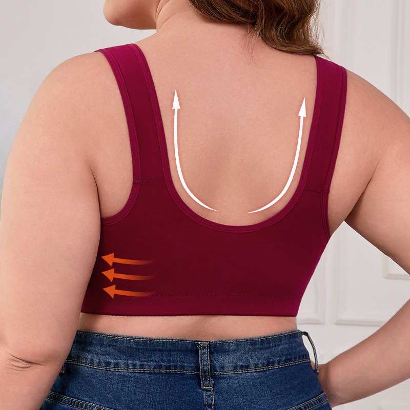XL-7XL Plus Size Front Buckle  - огляд і ціна Seamless Underwear Women