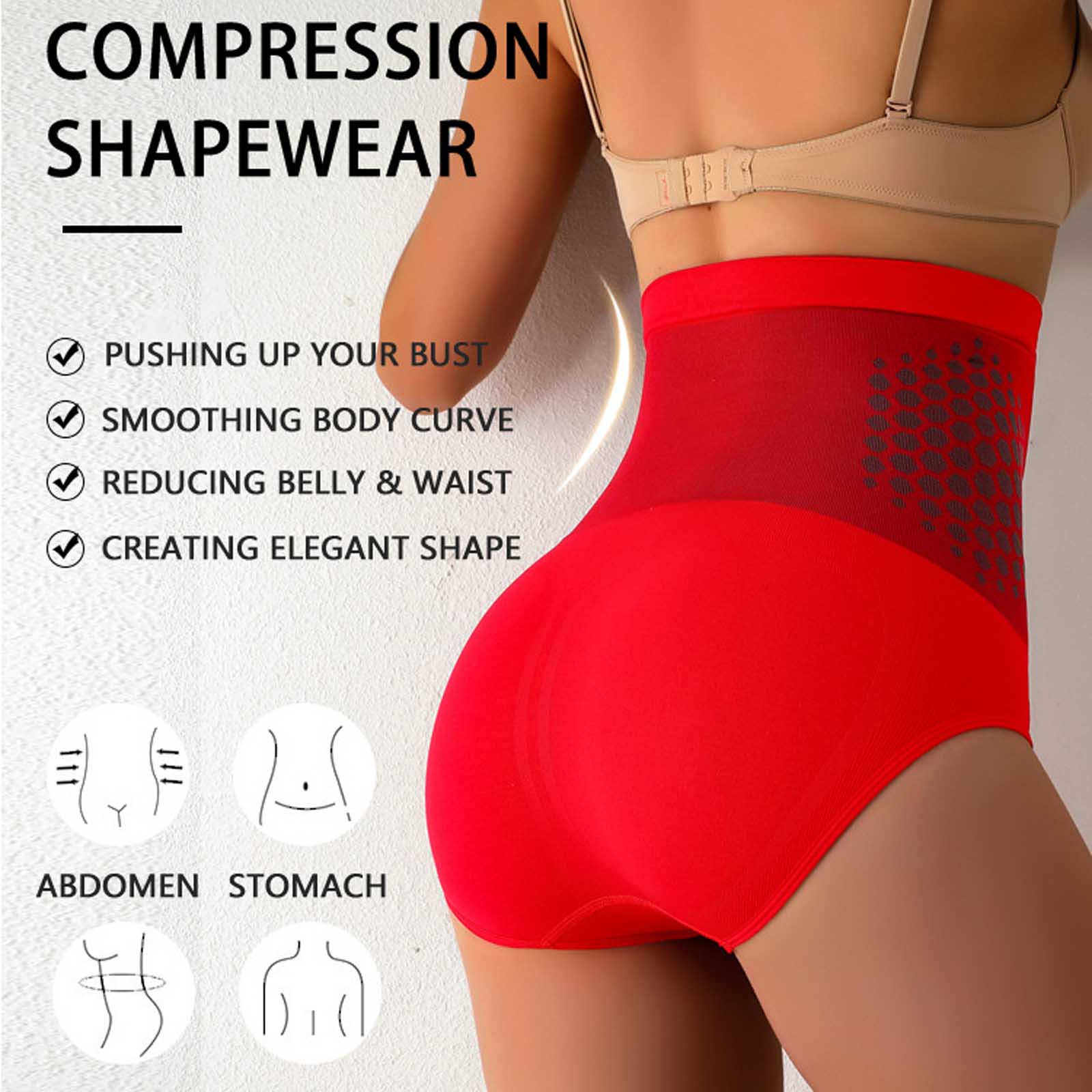 High Waist Tummy Control Shape - огляд і ціна Seamless Underwear Women